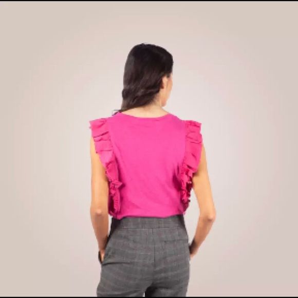 NWT Bcbgmaxazria very berry top - Picture 3 of 4